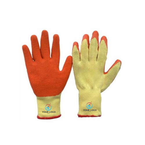 Custom Logo Coated  Latex Safety Gloves